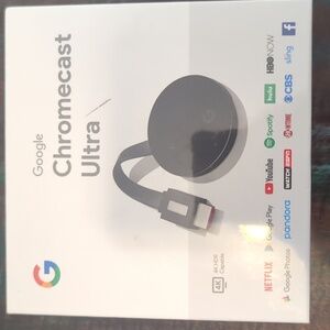 Google Chromecast Ultra with streaming